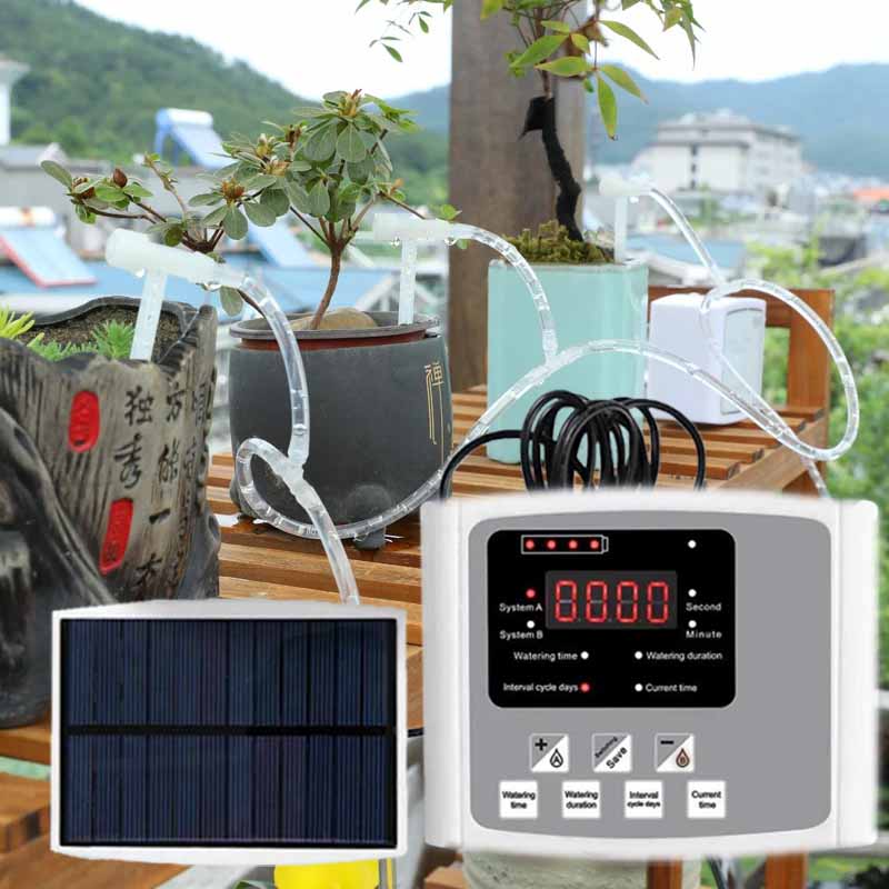 Smart Garden Technology - Perangkat Irigasi Tetes Tenaga Surya Otomatis