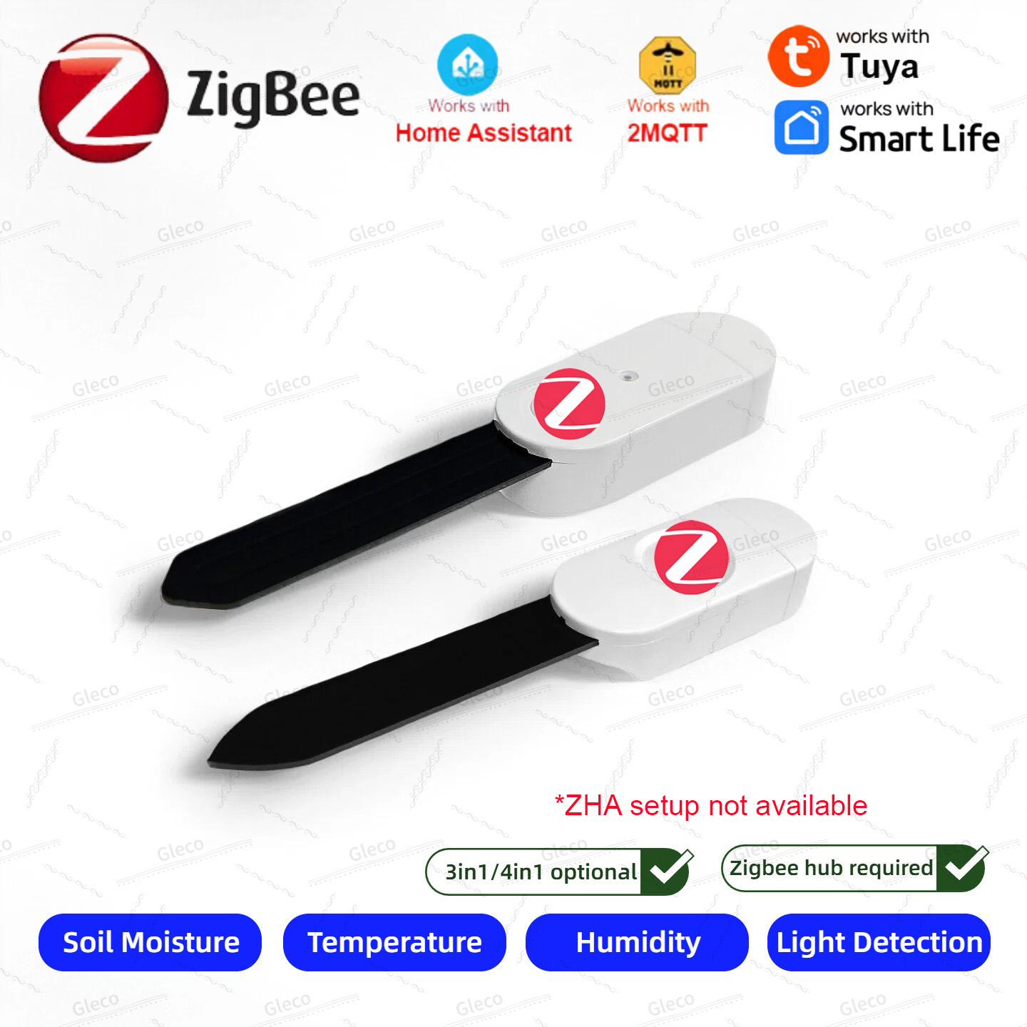 Smart Soil Sensor - Zigbee Sensor Kelembapan Tanah Meteran Suhu