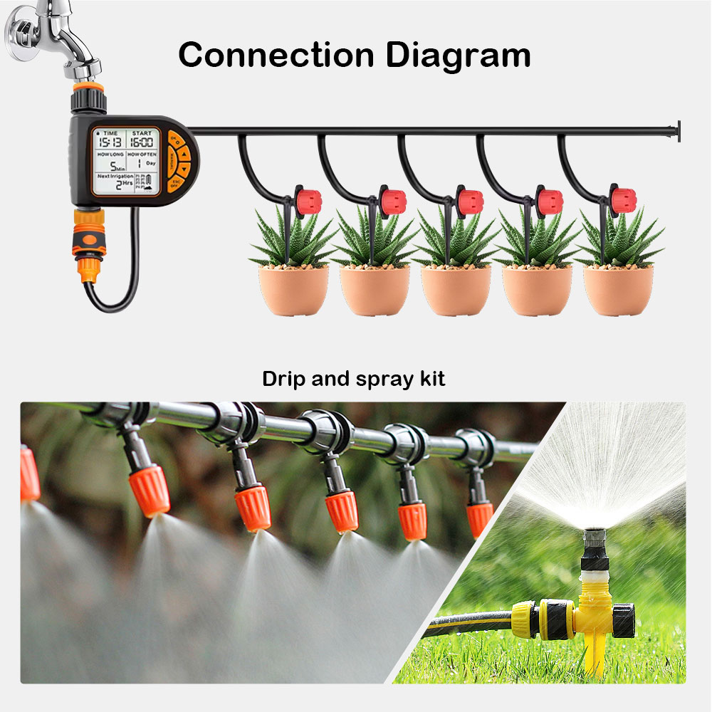Set Irigasi Pengatur Waktu Pin - Smart Garden Domes ulasan dan harga