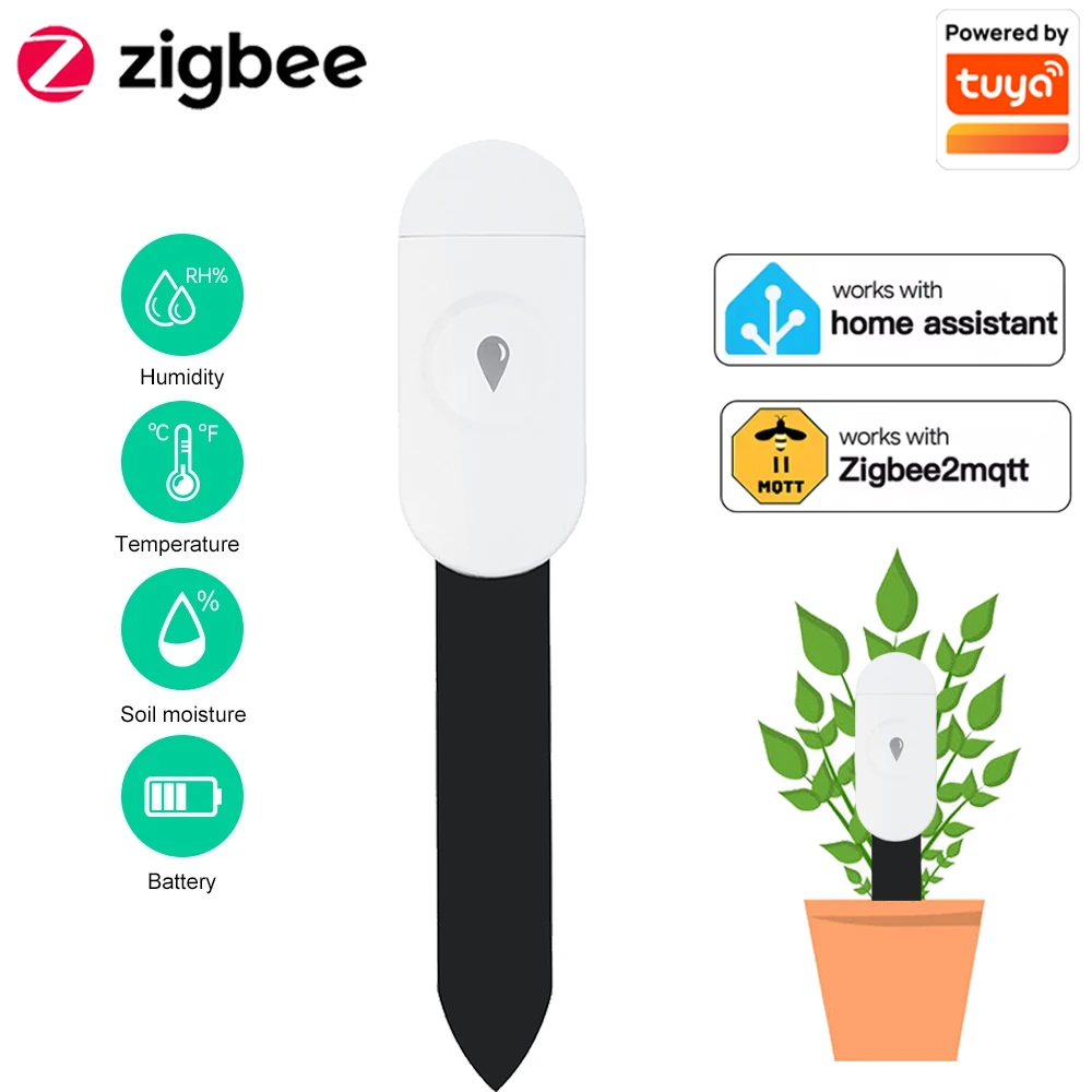 Tuya Zigbee Detektor Kelembapa - Smart Soil Sensor ulasan dan harga
