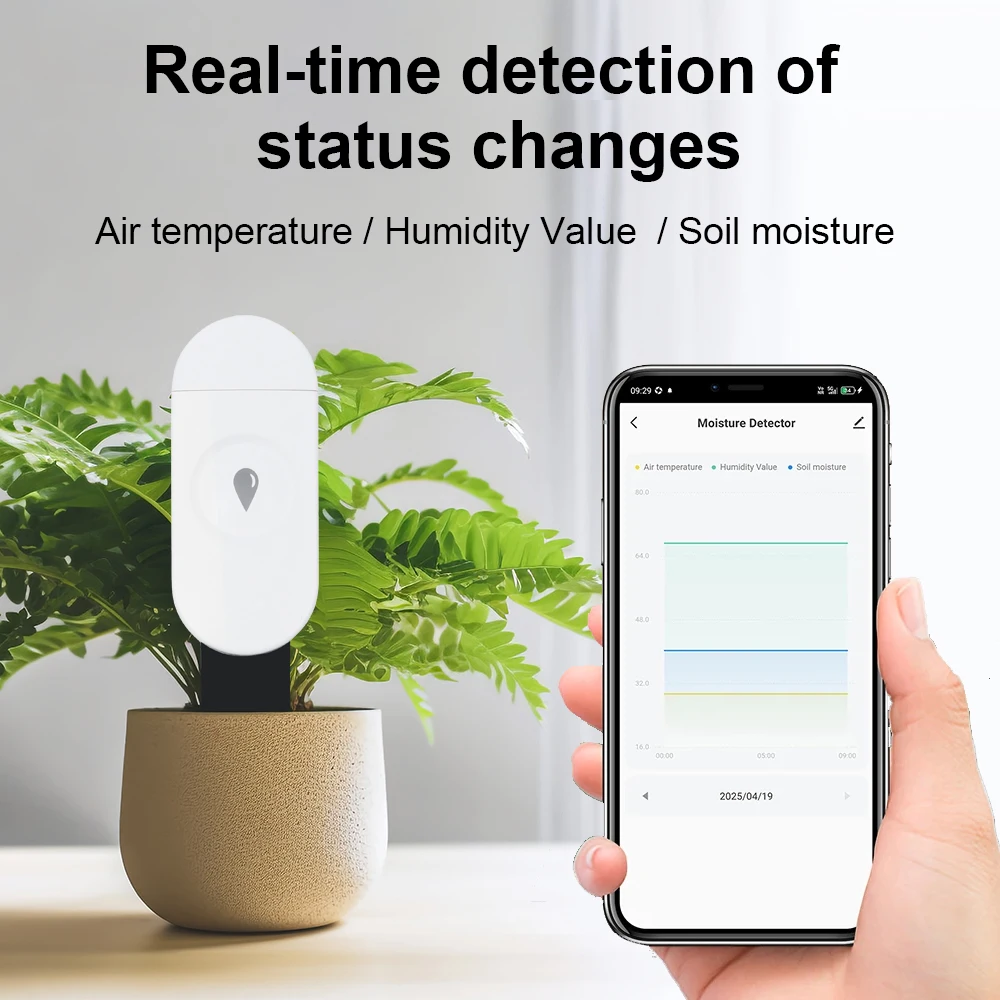 Tuya Zigbee Detektor Kelembapa - Smart Soil Sensor ulasan dan harga
