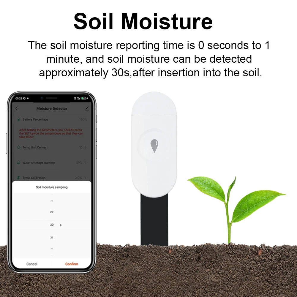 Tuya Zigbee Detektor Kelembapa - Smart Soil Sensor ulasan dan harga