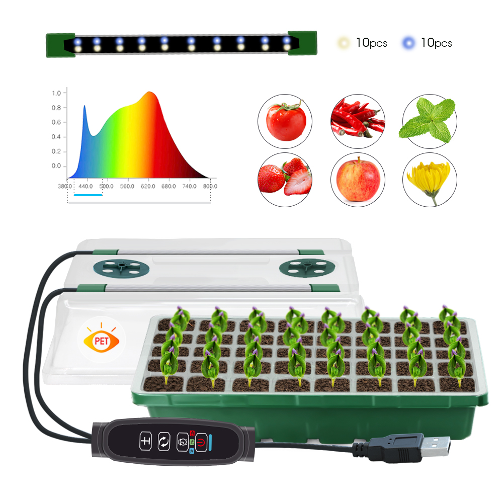 Baru biji pemula nampan dengan - Smart Garden Domes ulasan dan harga
