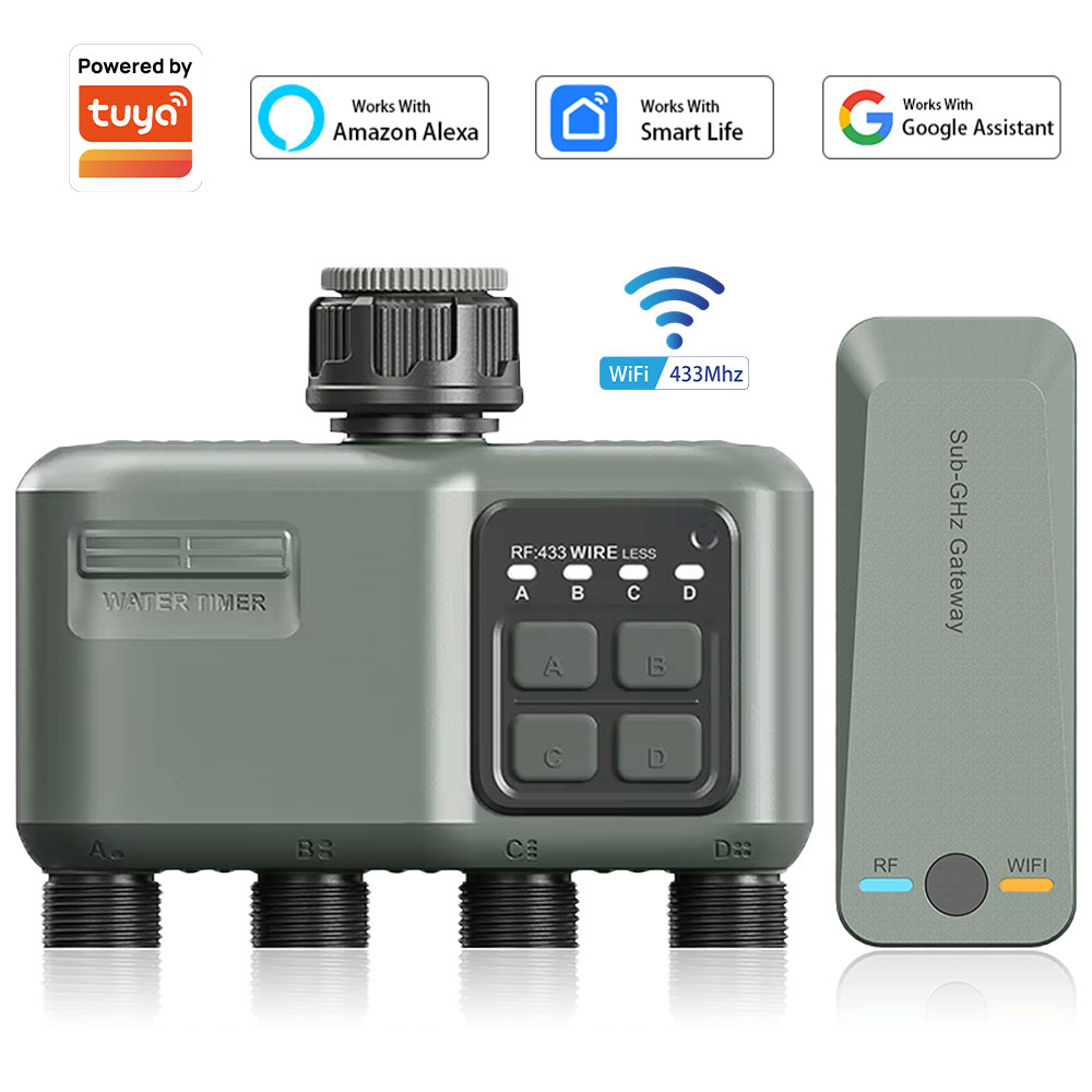 Timer Air Digital 4 Outlet unt - Smart Garden Technology ulasan dan harga